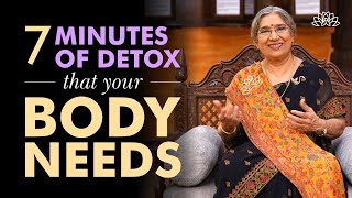 How To Detox Your Body  Detox Your Whole Body in 7 Minutes  Cleanse Your Body  Yogic Living [upl. by Towill]