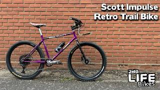 Scott Impulse Retro Trail Bike  Restoration MTB Build [upl. by Haymes988]