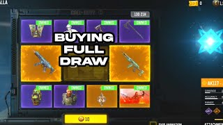 BUYING DOUBLE LEGENDARY DRAW QQ9 AK117 CODM S10 2024 COD MOBILE SEASON 10 HALL OF VALHALLA [upl. by Eirruc]