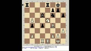 Ivic Velimir vs Svane Rasmus  CrunchLab Masters Chess Div 3 L 2024 chess com INT R2 2 [upl. by Neufer]