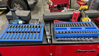 Tool Haul and showing off my new SnapOn KRSC430 slide top cart [upl. by Celka]