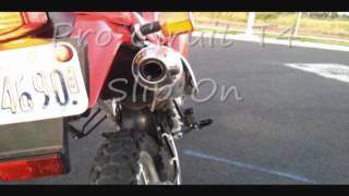 Honda XR650l Exhaust Sound Comparison [upl. by Blanch]