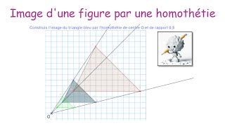 Image dune figure par une homothétie de rapport positif [upl. by Austen492]