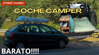 Cómo CAMPERIZAR MONOVOLUMEN Citroën Xsara Picasso  Dormir en Coche Camper Eterno Viajero [upl. by Nyrroc]