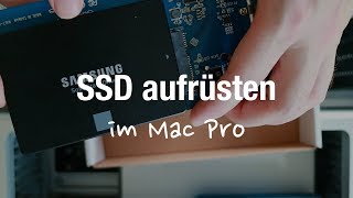 Mac Pro 41 mit SSD und SATA III aufrüsten OWC Accelsior S [upl. by Esenej]