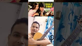 Dekha ek khwab silsila movie 🎸♥️ shorts youtubeshorts viralshorts guitarpractice [upl. by Aneladgam]