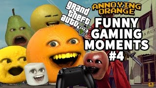 Annoying Orange  FUNNY GAMING MOMENTS 4 Highlights GTA V [upl. by Gilburt729]