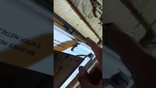 Voici la pause de ma double fenêtre 2x plus isolant astuce vlog renovation travaux bricolage [upl. by Hearsh]