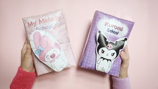 how to make a game book my melody amp kuromi blindbag game books ASMR amp tutorial free printable [upl. by Fauman]