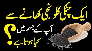 Benefits Of Black Seeds Kalonji K Fayde  Urdu Hindi  Urdu Lab [upl. by Dorri]