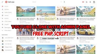 Complete YouTube Clone With Admin Panel Free PHP Script  Nulled PHP Scripts [upl. by Sadler]