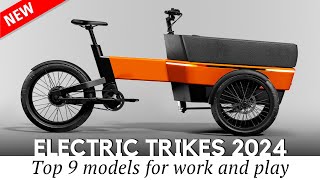 Newest 3Wheel Electric Bicycles with Large Cargo Racks Buyers Guide for 2024 [upl. by Calloway129]