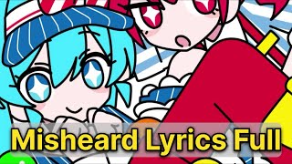 Misheard Lyrics Mesmerizer ft Hatsune Miku amp Teto  32ki  FULL VERSION [upl. by Stoat]