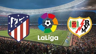 Atletico Madrid vs Rayo Vallecano  201819 La Liga  PES 2018 [upl. by Ymmac]