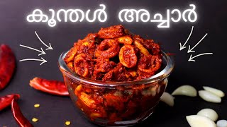 കൂന്തൾ അച്ചാർ squid pickle recipe in malayalam kerala koonthalkanava achar [upl. by Notslar]