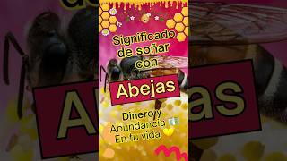 abejas avispa 💶Dinero y 😍amor al soñar con 🐝abejas🐝 el Significado de Soñar con abejas🐝💶💶 [upl. by Morgana596]