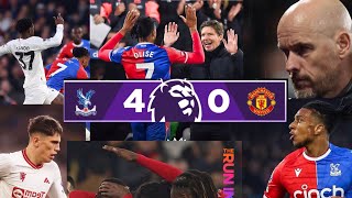 Crystal palace 30 Manchester United premier league RUN IN match [upl. by Resarf]