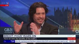 Dr Mike Galsworthy debates Brexit with Nigel Farage [upl. by Avat]