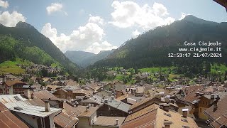 Timelapse 21072024  Webcam Casa Ciajeole  Moena Val di Fassa Dolomiti [upl. by Niawtna]