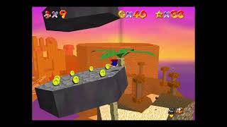 Super Mario 64 King Boos Revenge Course 6 Exotic Danger Spicy Red Coins Savestateless [upl. by Feigin248]