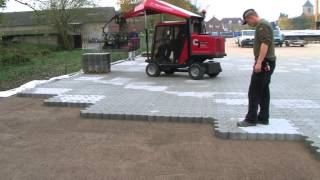 H88 Paver Laying Machines for driveways parkways [upl. by Aivekal]