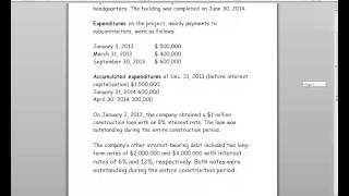 Interest Capitalization Example [upl. by Narine]