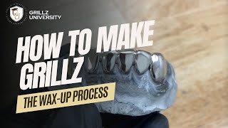 How To Make Grillz Wax Up Process [upl. by Jeanine263]