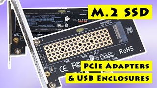 M2 SSD Adapters amp Enclosures [upl. by Annaxor]