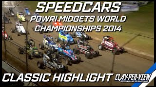 Speedcars  POWRI World Championships  Lismore  1st Feb 2014  ClayPerView [upl. by Sacttler213]