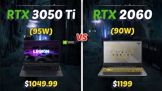 RTX 3050 Ti Laptop vs RTX 2060 laptop  8 Games Test [upl. by Hgielek]