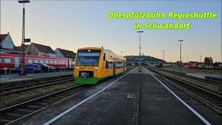 Oberpfalzbahn Regioshuttle in Schwandorf [upl. by Aleehs946]