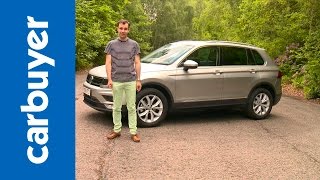 Volkswagen Tiguan SUV indepth review  Carbuyer [upl. by Ogg]