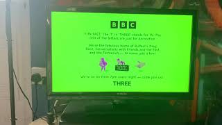 CBBC closedownBBC Three startup 27823 [upl. by Theadora]