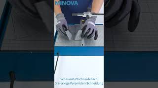 MINOVA Schaumstoffschneider  Dreieckige PyramidenSchnitt  asmr satisfying hotwire tools [upl. by Meghan]