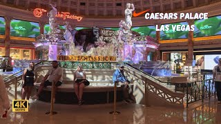 Caesars Palace  Las Vegas NV  Walking Tour 4K [upl. by Marianne650]