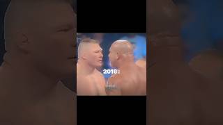 Brock Lesnar amp Goldberg Then vs Now 20042016 Edit 🥵 shorts [upl. by Brandon]