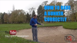 How to Rake a Bunker Correctly [upl. by Ylelhsa302]