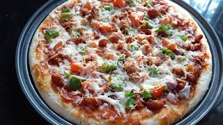 Chicken pizza recipe malayalamEasy and tasty chicken pizza [upl. by Malchus187]