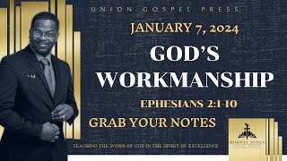 Gods Workmanship Ephesians 2110 January 7 2024 Sunday School Union Press Lesson [upl. by Dasi388]