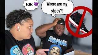 I THREW YOUR SHOES AWAY PRANK dramatic reaction [upl. by Lehpar]