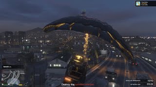 GTA 5 ONLINE RUINER 2000 VS LAZER COMBAT  F4D [upl. by Sirkin]