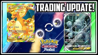 Official News TRADING in Pokemon TCG Pocket [upl. by Kreindler]