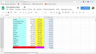 Il foglio di calcolo nella gestione delle percentuali [upl. by Nahtanoj]