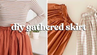 How To Make The Perfect Gathered Skirt [upl. by Chevy]