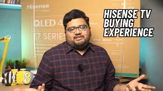 Hisense TV Buying  My Experience Bad [upl. by Notsa]