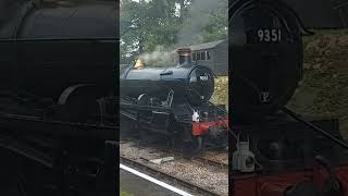 WSR Mogul arriving into Crowcombe Heathfield Station on the West Somerset Railway [upl. by Rozele]