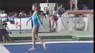 Svetlana Boginskaya  1985 Junior Cup  FX 2 [upl. by Lamhaj]