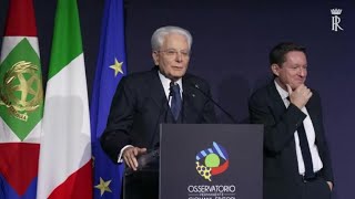 Mattarella Con la tecnologia è quasi come un salto della specie ma non bisogna farsi manipolare [upl. by Amairam]