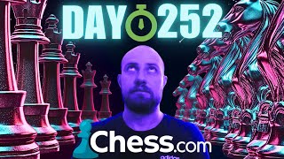 Can I Reach 2000 Elo on Chesscom in 1 Year Day 252 [upl. by Anevad]