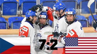 ČESKO VS USA HLINKA GRETZKY CUP 2023 [upl. by Buffum]